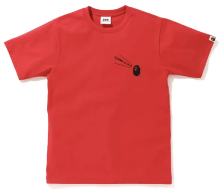 Bape x CDG Osaka Red T-Shirt