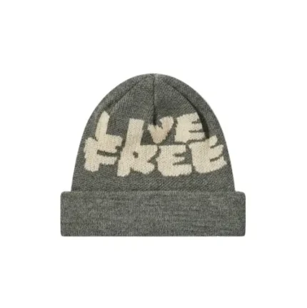 CDG SHIRT Free Live Beanie Gray
