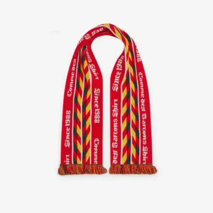 CDG Shirt Scarf Football Red