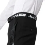 Comme Des Garçons Leather Wallet Logo-Print Belt