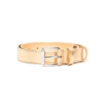 Comme Des Garçons Wallet Belt Metallic Leather Gold-Tone