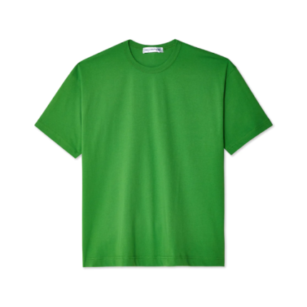 CDG OVERSIZED LOGO T-SHIRT NECK GREEN