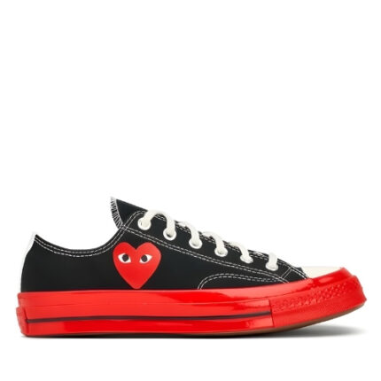 CDG Converse Red Sole Low Top sneakers – Black