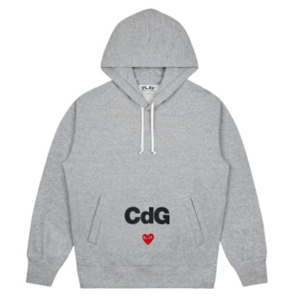 Comme des Garçons PLAY Grey Hoodie