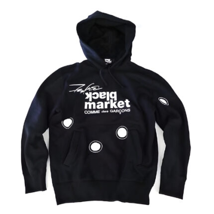 Comme des Garçons x Futura 2000 Black Market Hoodie Black